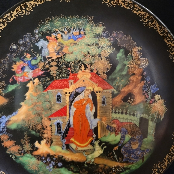 Vintage Lukomorya Russian Legends Bradford Exchange 1988 Plate #60-V25-1.2 - Picture 3 of 8